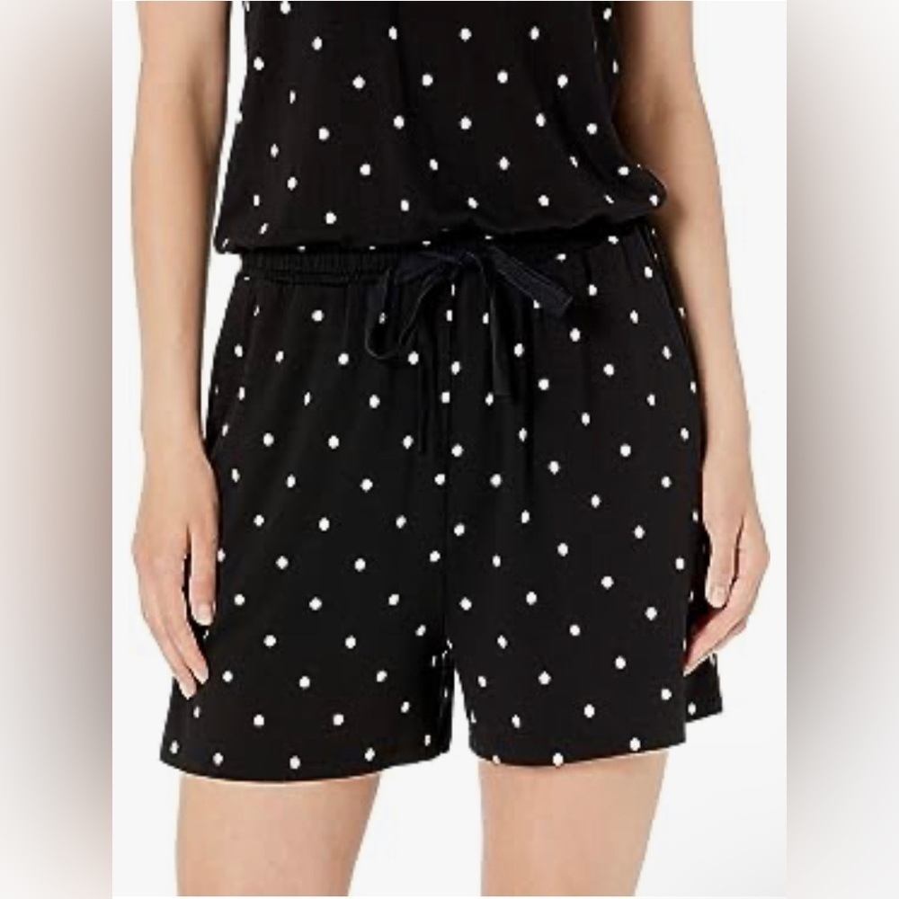 NWT Amazon Essentials Women's Short-Sleeve Scoop Neck Romper Size Medium - Picture 3 of 5